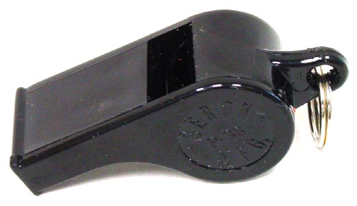 Black Model P-38 whistle