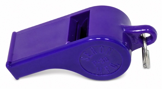 Purple Model P-38 whistle
