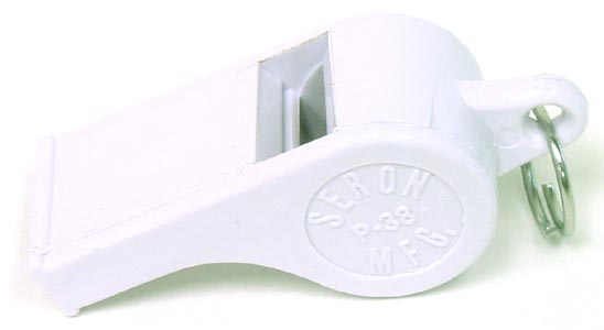 White Model P-38 whistle